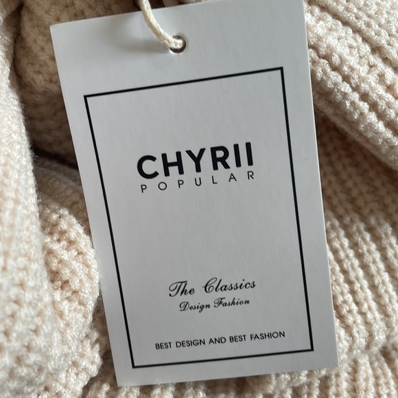 NWT CHYRII V Balloon Sleeve Sweater - Picture 14 of 14